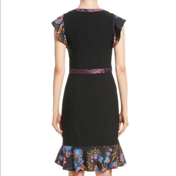 Etro flutter sleeve sheath dress - Picture 2 of 4